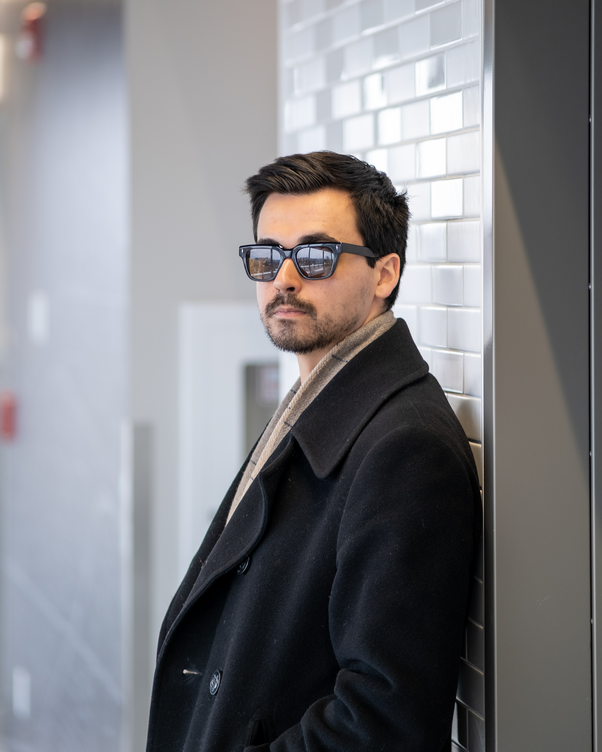 Client portrait with clean professional lighting